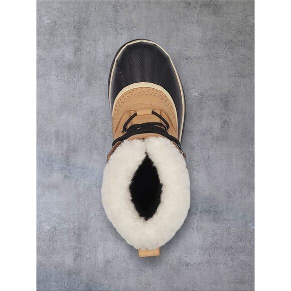 Sorel Caribou Waterproof Nubuck Leather NL 1005-280 Winter Snow Boots Wmns Sz 9 - Picture 2 of 10